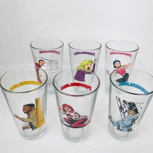 Powerless DC Universe Comic Pint Glass Set 6